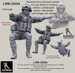 Live Resin (LRM-35064) Modern Russian Infantry