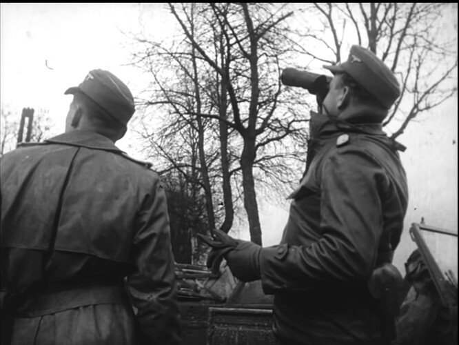KNITTEL and officer turning round