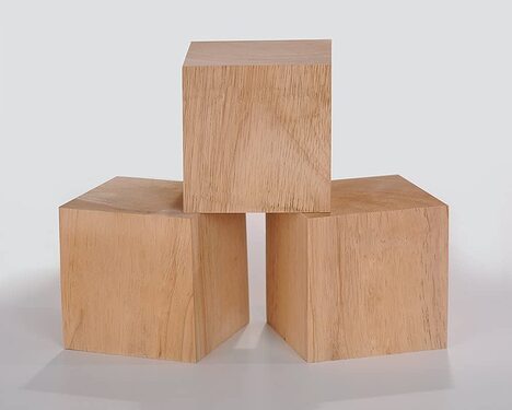 3-inch cubes