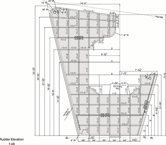 Rudder Elevation