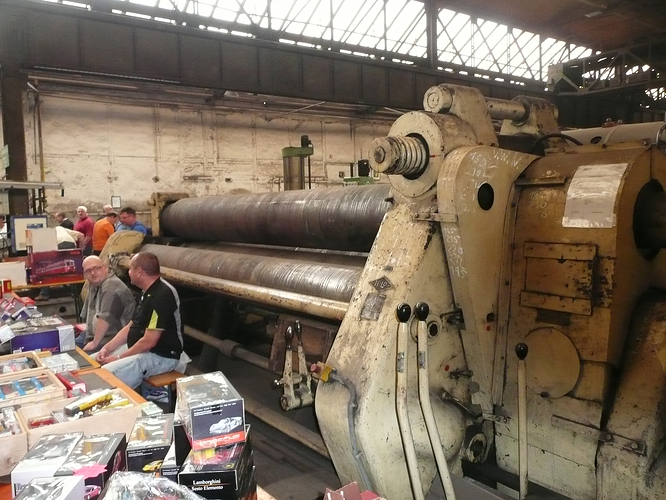 Blecheinwalzmaschine