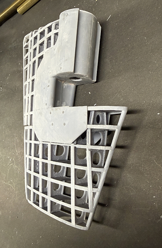 SG Rudder Frame Sanded