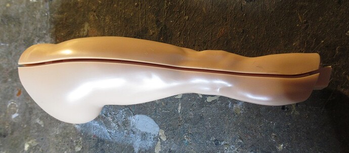 right leg offered up