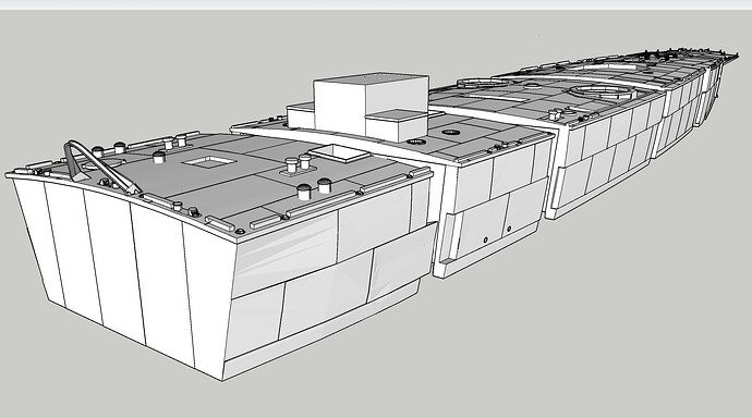 B LCI(s)Fairmile H landing craft (1-48) Hull IV