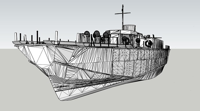 LCI(s)Fairmile H landing craft (1-48) montée 22