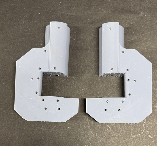 SG Rudder Forging Drain Holes Filled