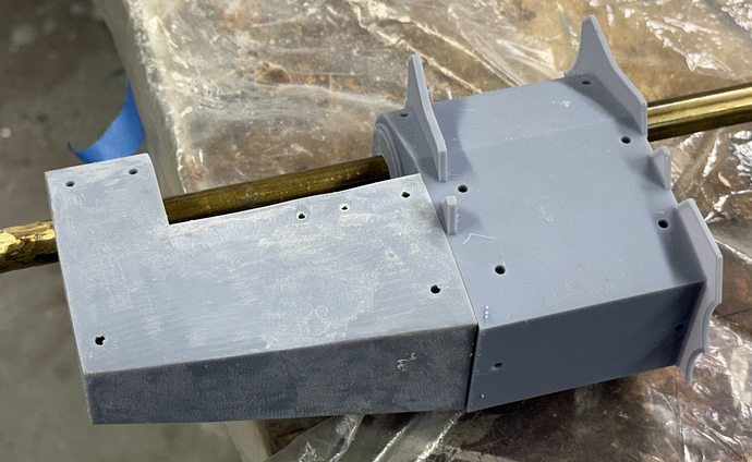 SG Rudder Hub Part 1 & 2 frt