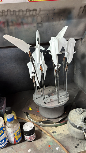 getting ready for paint