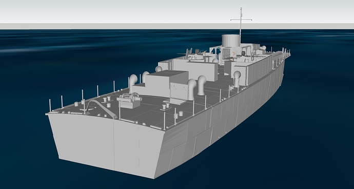 LCI(s)Fairmile H landing craft 029