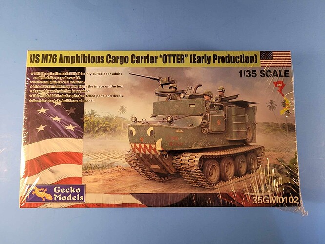 Gecko Models US M76 Amphibious Cargo Carrier OTTER (Early)