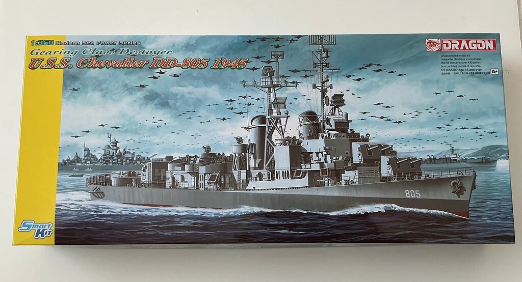 1/350 USS Maddox DD 731 - WWII - KitMaker Network