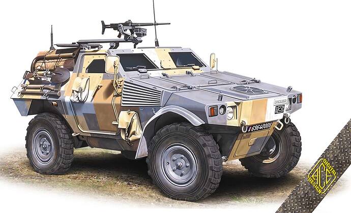 72420 VBL (Light Armored Vehicle) short chassie 7.62 MG