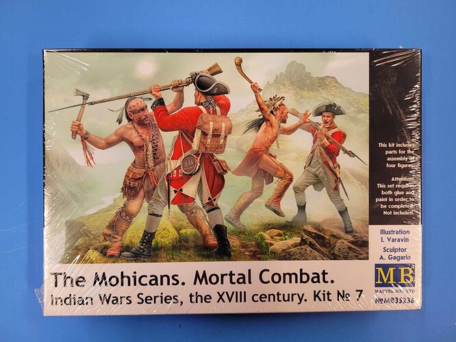 The Mohicans. Mortal Combat. Indian Wars Series, The XVIII Century. Kit No 7