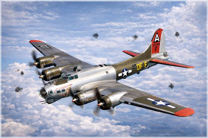 B-17G Little Miss Mischief im Flug