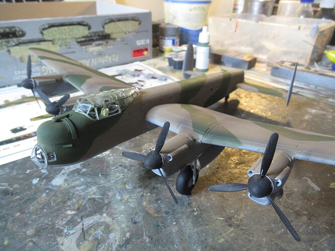 canopy and props fitted