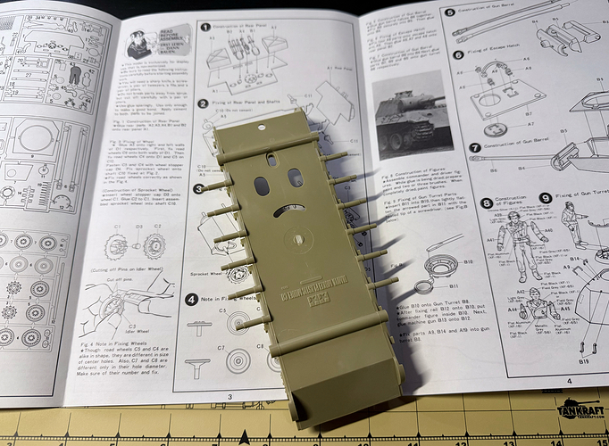 Haven't even started and the hull looks scared :D