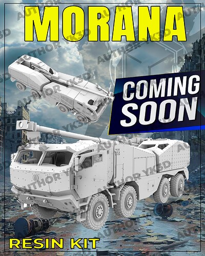 Czech Morana 155mm Howitzer "Sale SOON Resin Kit"