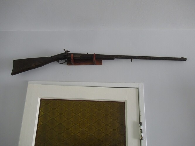 making the gun mount fixed to the wall