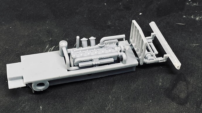 Cletrac Frame & Engine