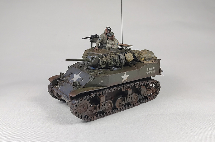 M5A1 Stuart 761st tank battalion