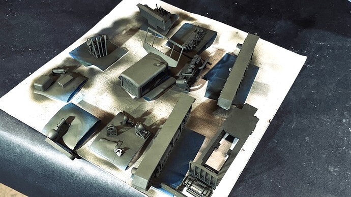 Cletrac32 Parts Painted