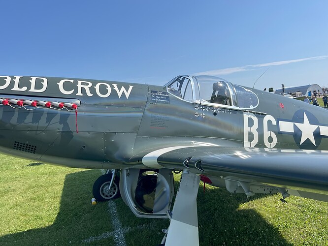 Old Crow P-51B Oshkosh 2025 -10