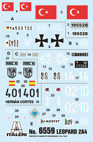 italeri decals