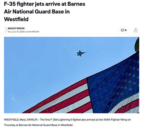 Screenshot 2026-06-11 at 19-38-58 F-35 fighter jets arrive at Barnes Air National Guard Base in Westfield