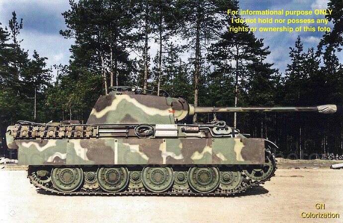 Pz V Stahlrollen