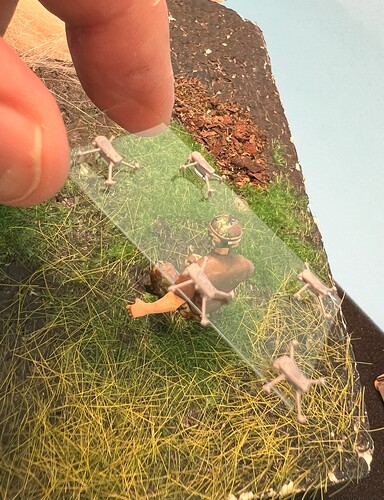 Drones overhead fingers
