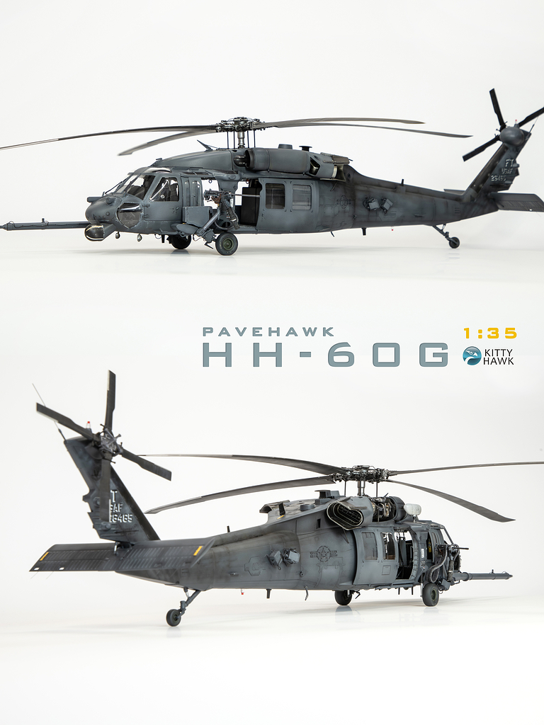 KittyHawk 1 35 HH-60G PaveHawk Helicopter - Rotary Wing