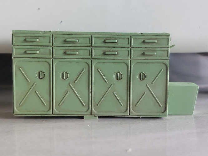 Starboard tools and accessories compartment