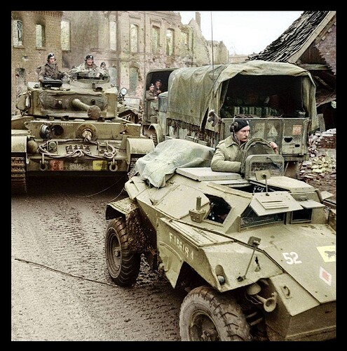 11th Armoured Division, Germany 1945