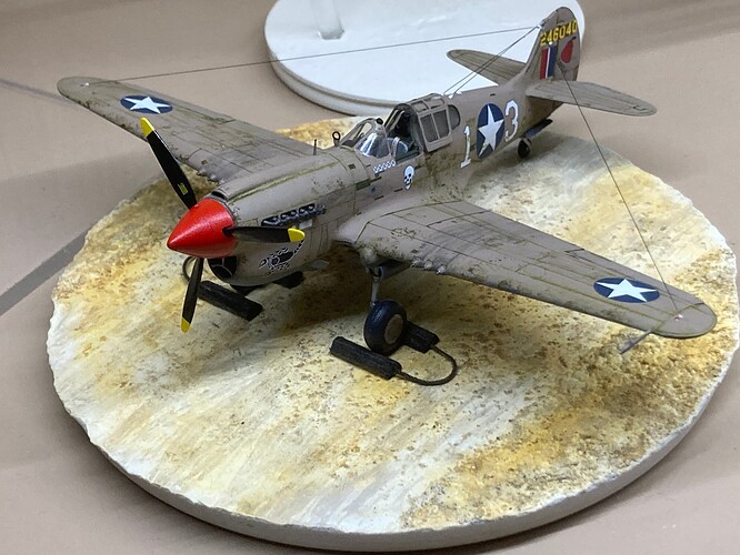 P-40K-1 front oblique 2