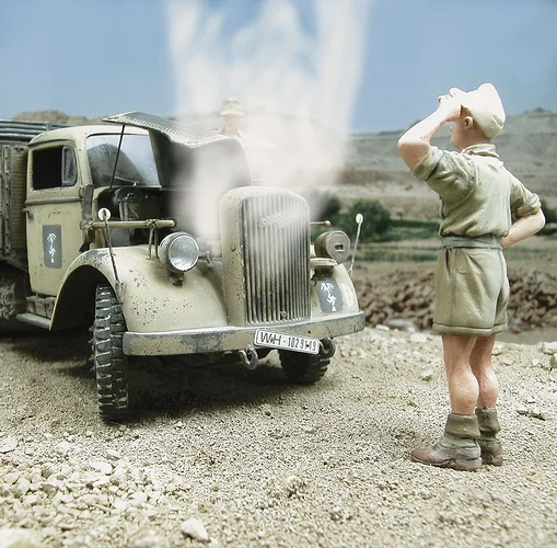 Opel-Blitz-Surchauffe