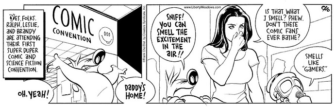 Liberty Meadows gamers