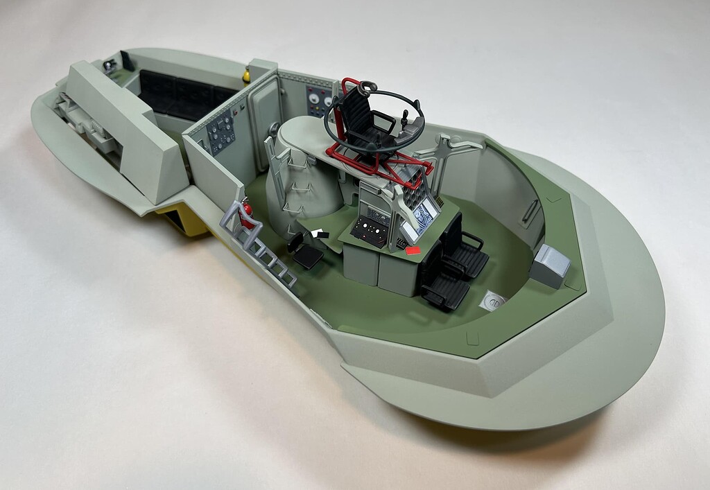 メビウス Proteus Submarine 1/32スケール Finished Photos of Moebius' 1/32 Scale Proteus Submarine (Interior