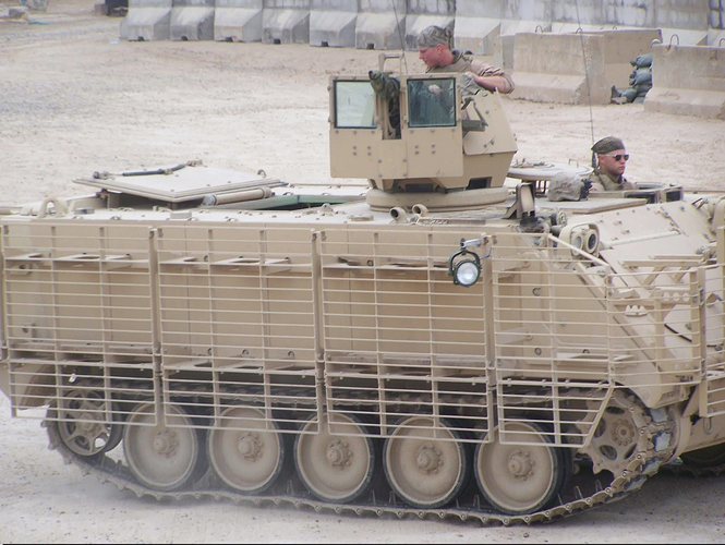 USMC M113 OP Delta Karma NE of Fallujah Iraq 2007 02