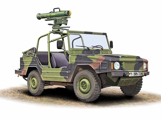 35102 0,5t Light truck 4x4 Iltis w_Milan AT mission