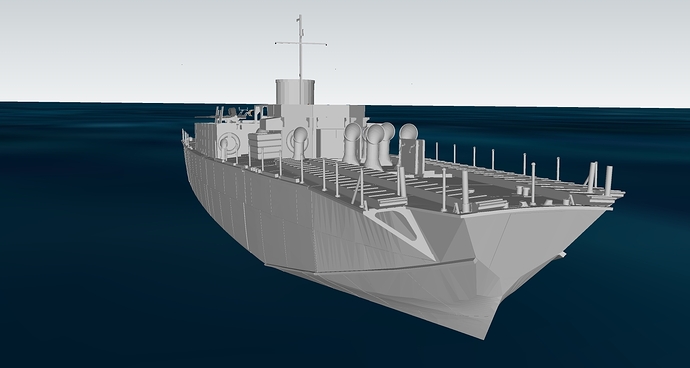 LCI(s)Fairmile H landing craft 027