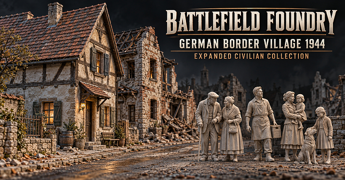 Battlefield Foundry — German Border Village and Civilian Collection