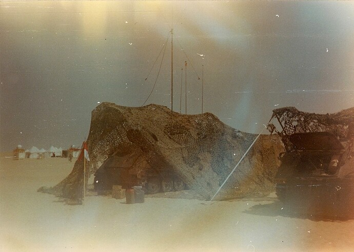 A04 C-3 M577 First Camp in the desert Oct 90