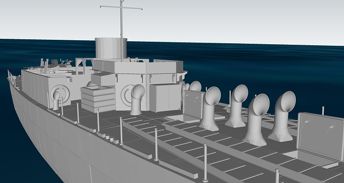 LCI(s)Fairmile H landing craft 026