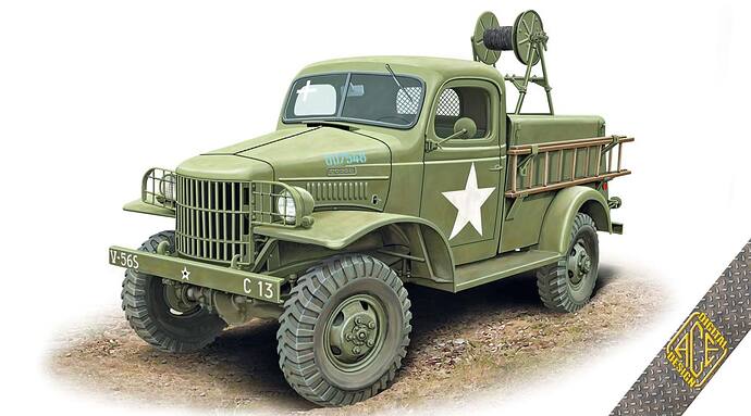 72593 WC-43 (T 215) Telephone installation and maintenance 1_2 ton truck