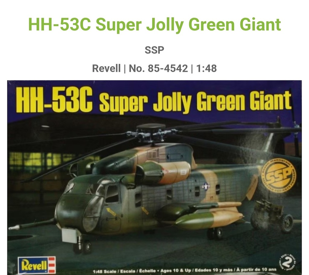 Revell 1/48 Jolly Green Giant Question - Rotary Wing - KitMaker