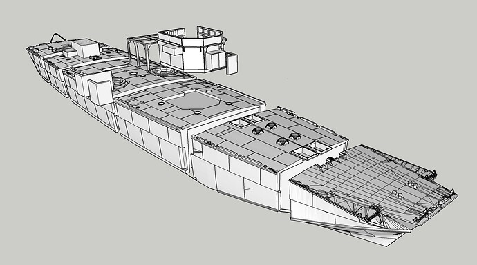 LCI(s)Fairmile H landing craft (1-48) chateau 1c6