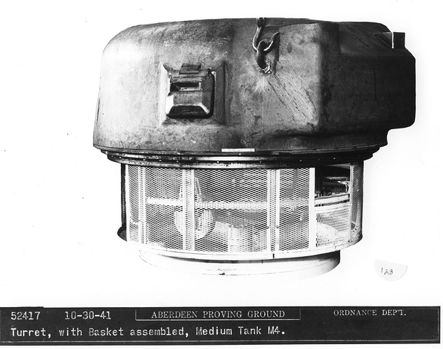 Very early M4 turret