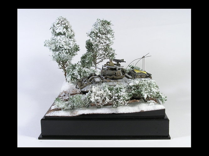 M8 Light Armoured Car in the Ardennes (ii)