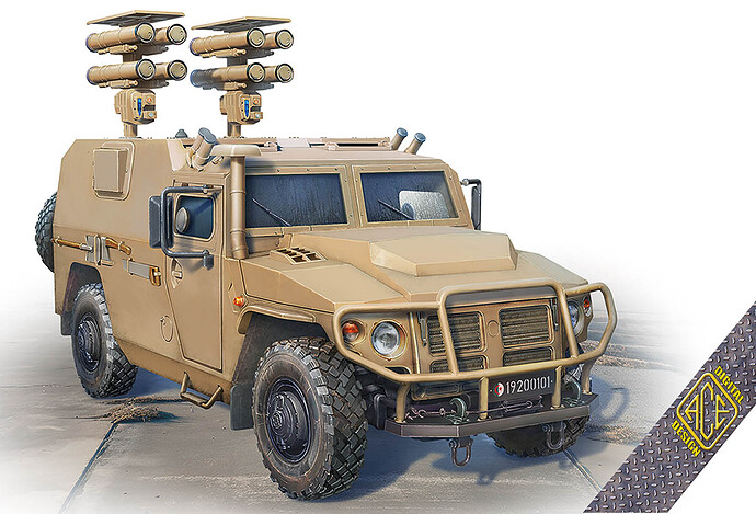 72180 Kornet-D ATGM complex on Tiger-M chassie