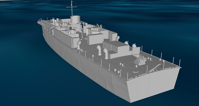 LCI(s)Fairmile H landing craft 024